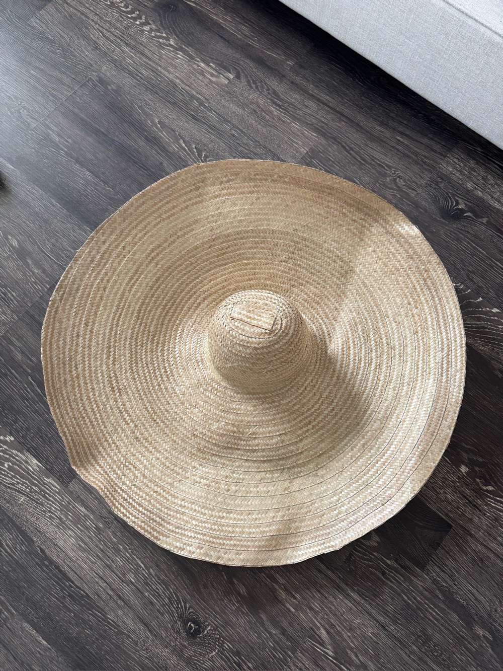 Large straw hat